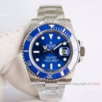 Clean Factory Rolex Smurf Submariner Cal.3135 Clean V4 version 904L Steel Blue Watch 40mm